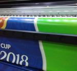 Печатали баннеры к чемпионату мира по футболу 2018